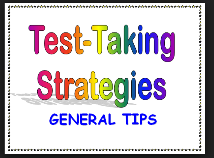 TOEFL test-taking strategies